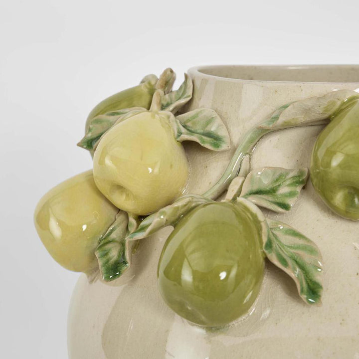 Pear Vase Cream & Yellow
