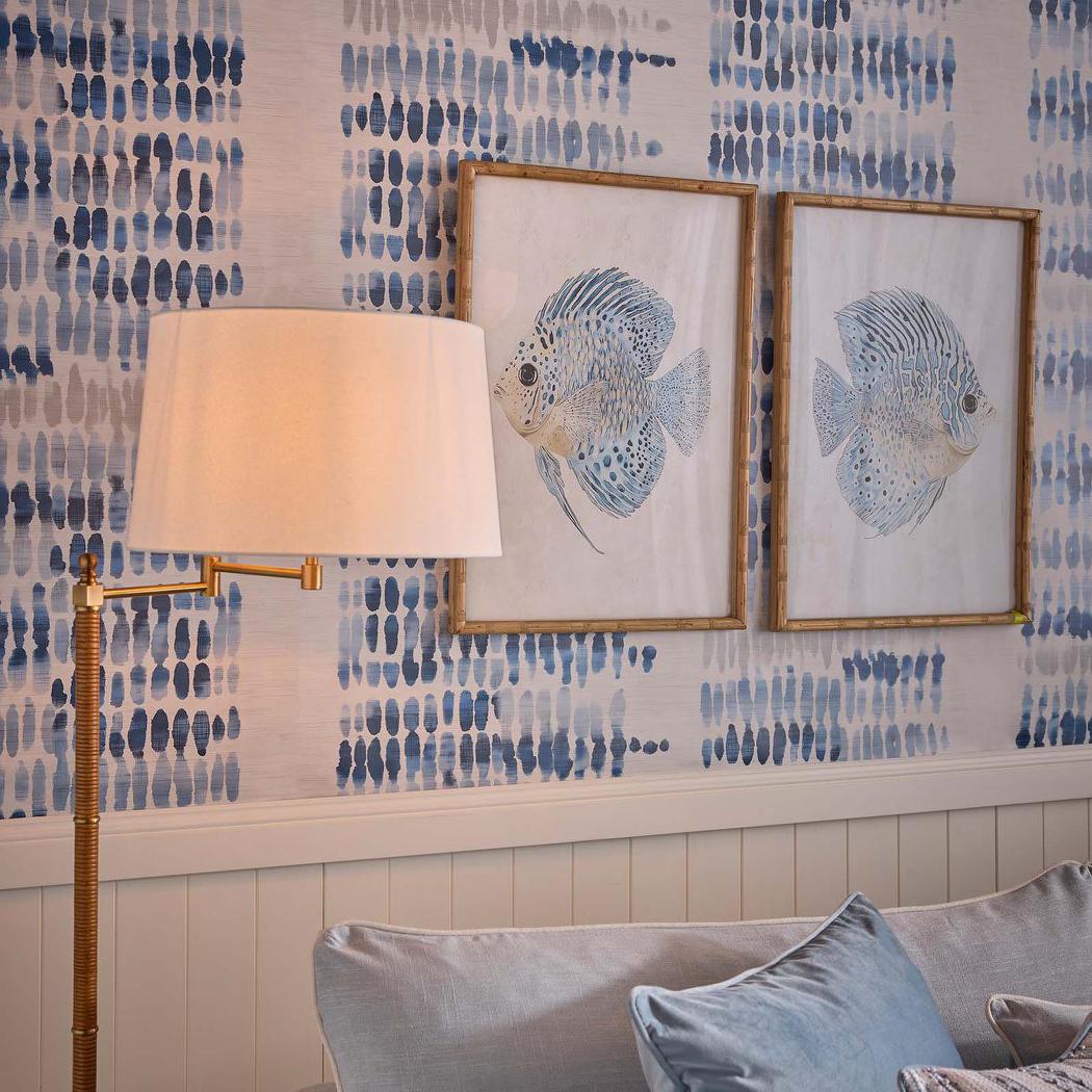 Azure Reef Fish A Wall Art 50x70cm
