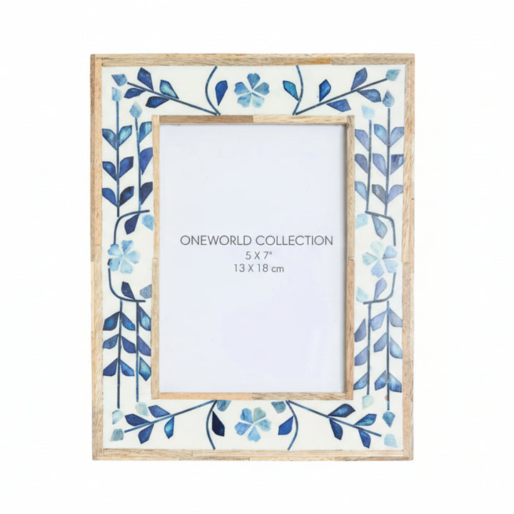 Alaia Bone Inlay Photo Frame 5x7