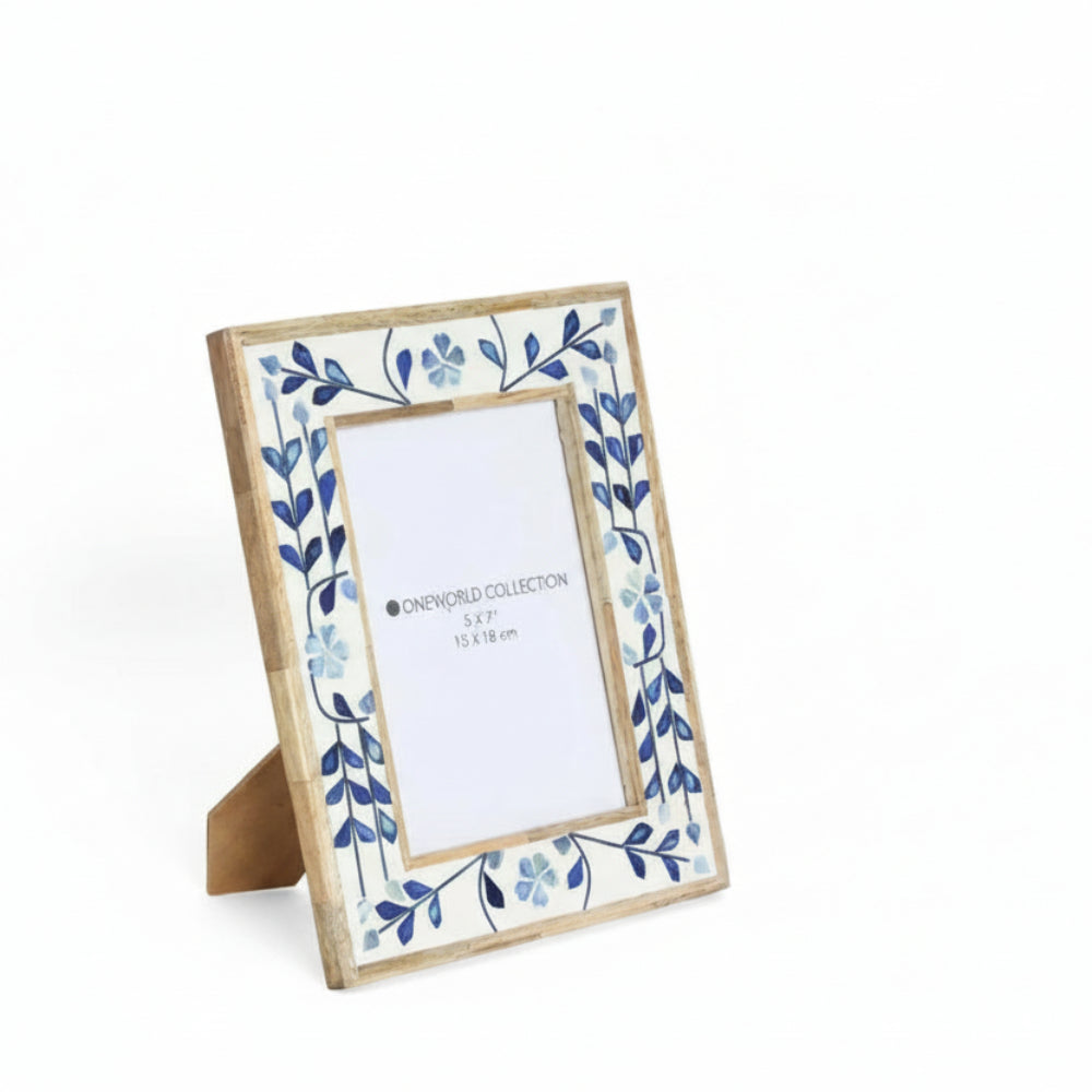 Alaia Bone Inlay Photo Frame 5x7