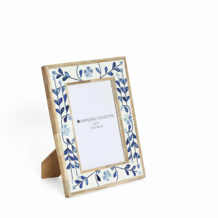 Alaia Bone Inlay Photo Frame 5x7