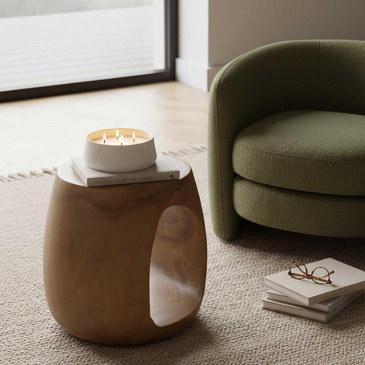 Citronella Note 4 Wick Candle White