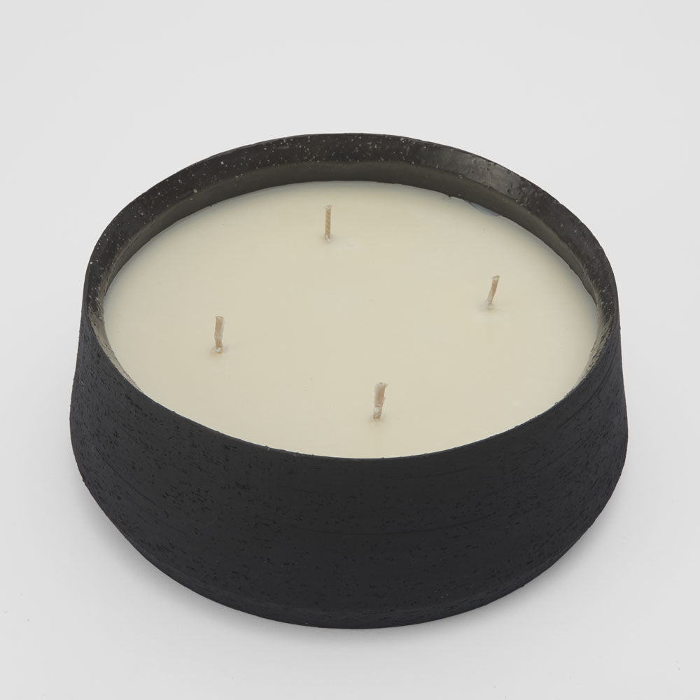 Citronella 4 Wick Candle Black