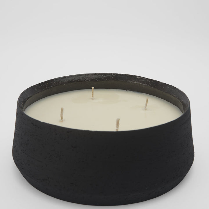 Citronella 4 Wick Candle Black