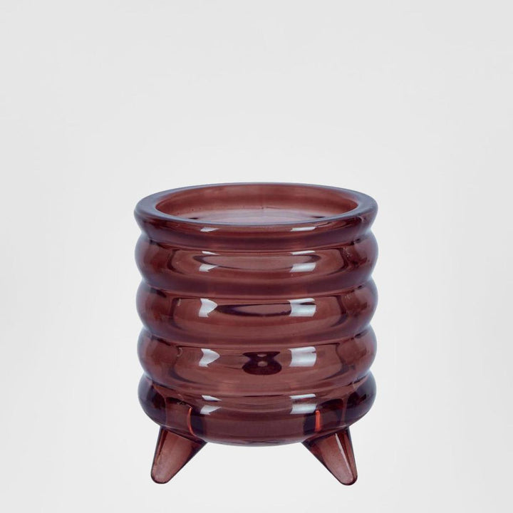 Ripple Tealight Holder Small Mulberry