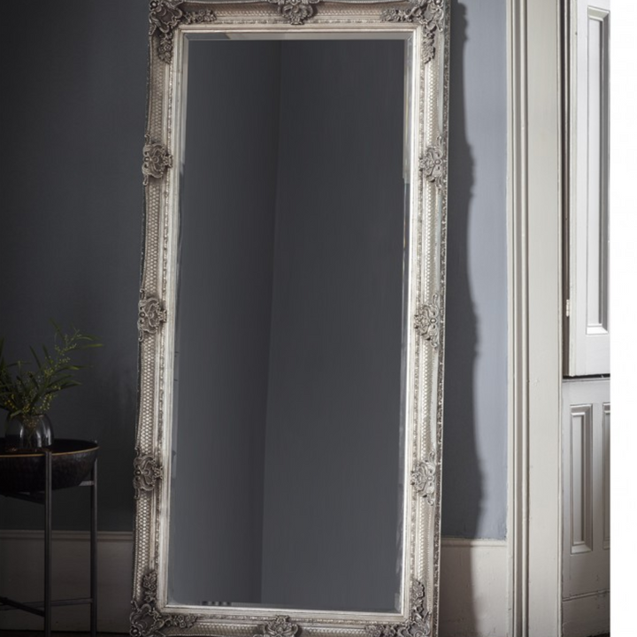 Abbey Leaner Mirror Silver