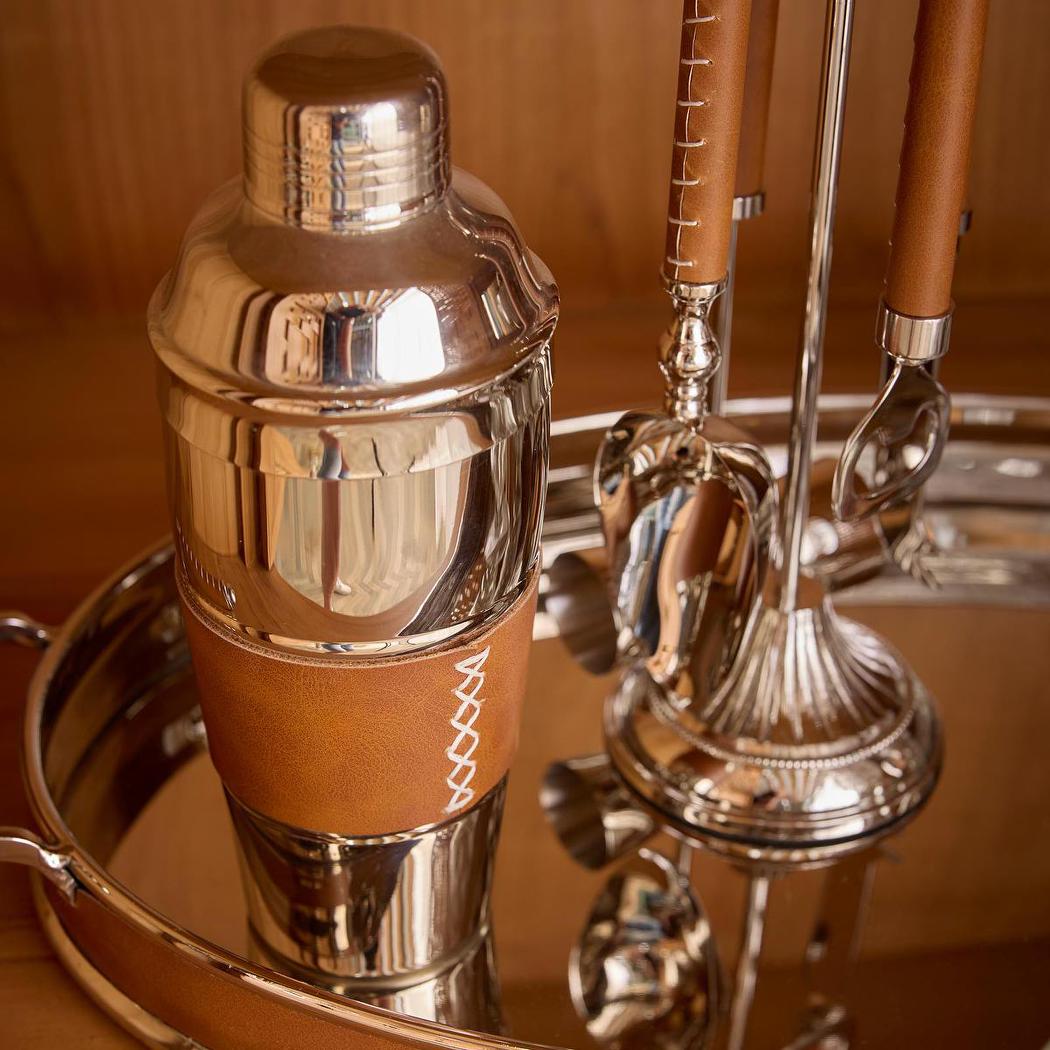 Verona Cocktail Shaker Shiny Nickel