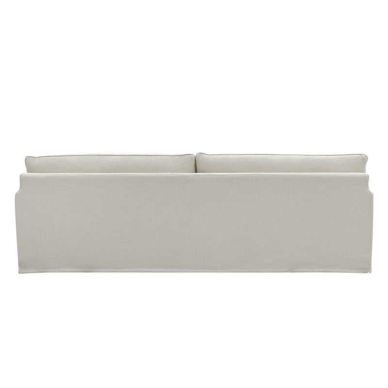 Slip Cover Only - Clovelly 4 Seat Hamptons Sofa Ivory Linen Blend