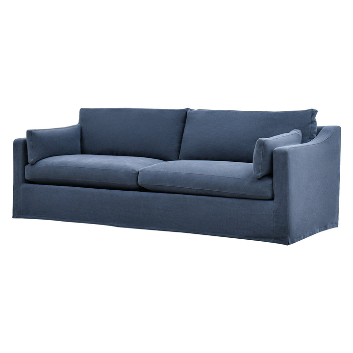 Slip Cover Only - Clovelly Hamptons 4 Seat Sofa Navy