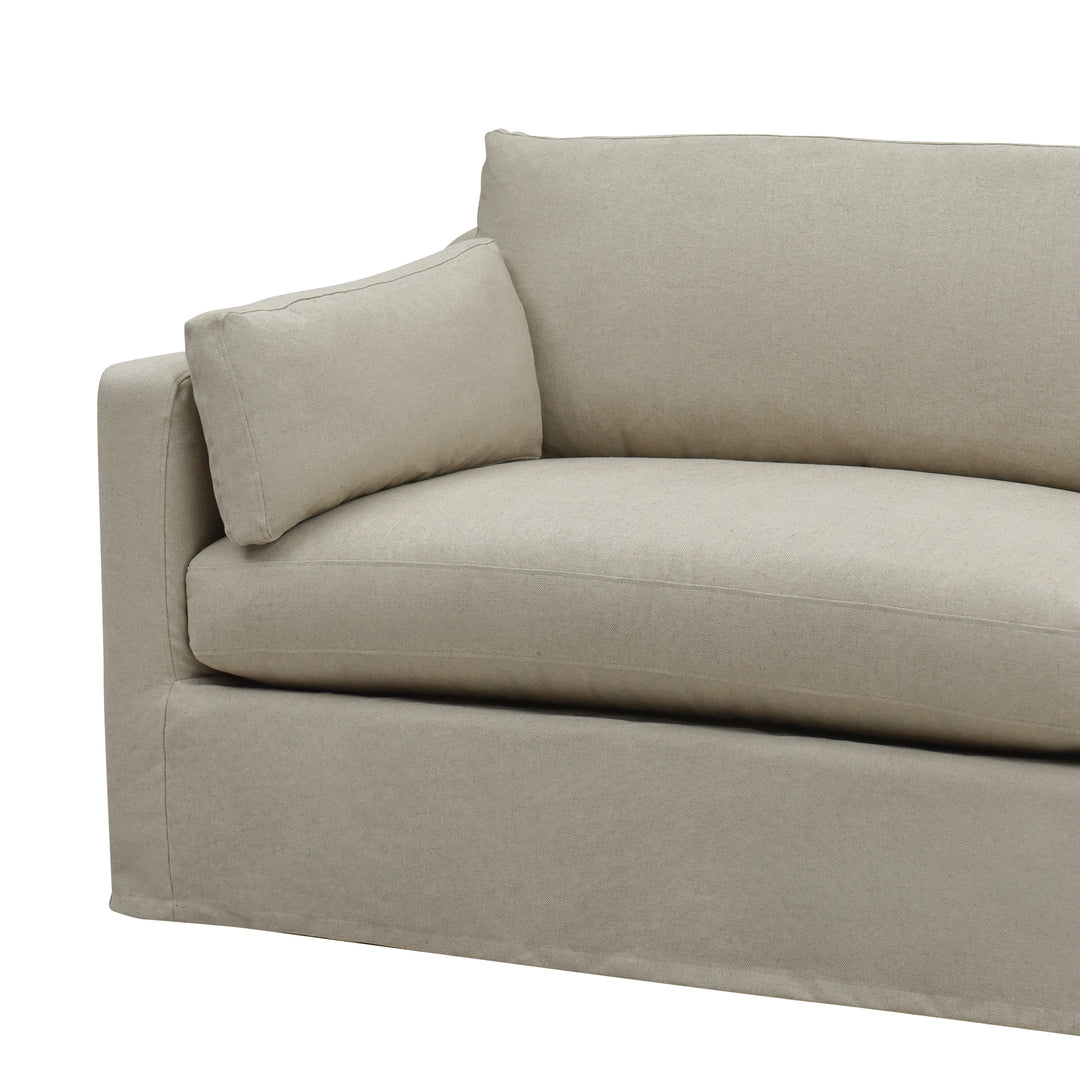 Slip Cover Only - Clovelly Hamptons 4 Seat Sofa Natural