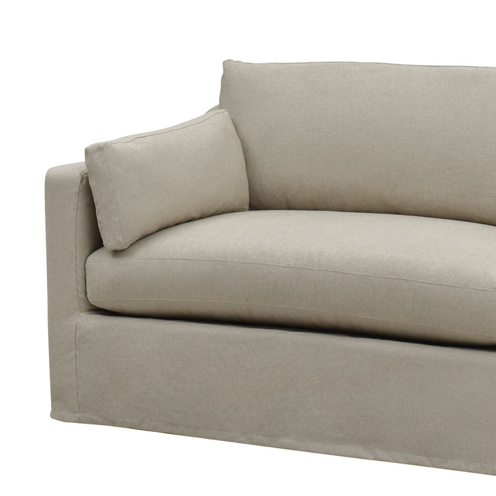 Clovelly Hamptons 3 Seat Sofa Natural