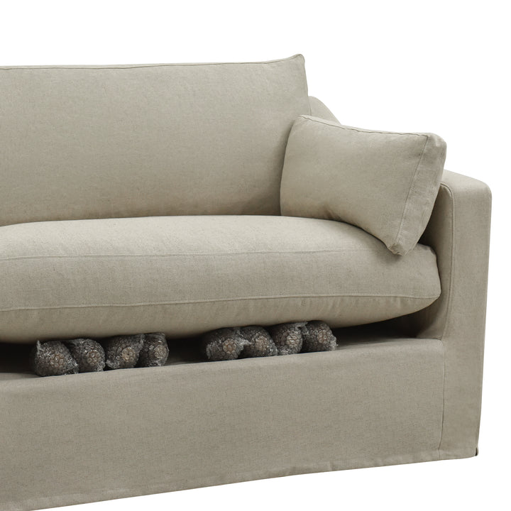 Slip Cover Only - Clovelly Hamptons 4 Seat Sofa Natural