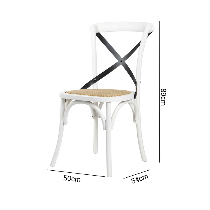 Bella Dining Chair White