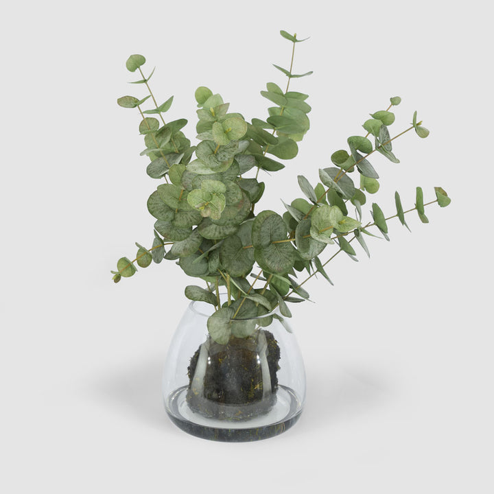 Eucalyptus Leaf Spray in Vase 59cm