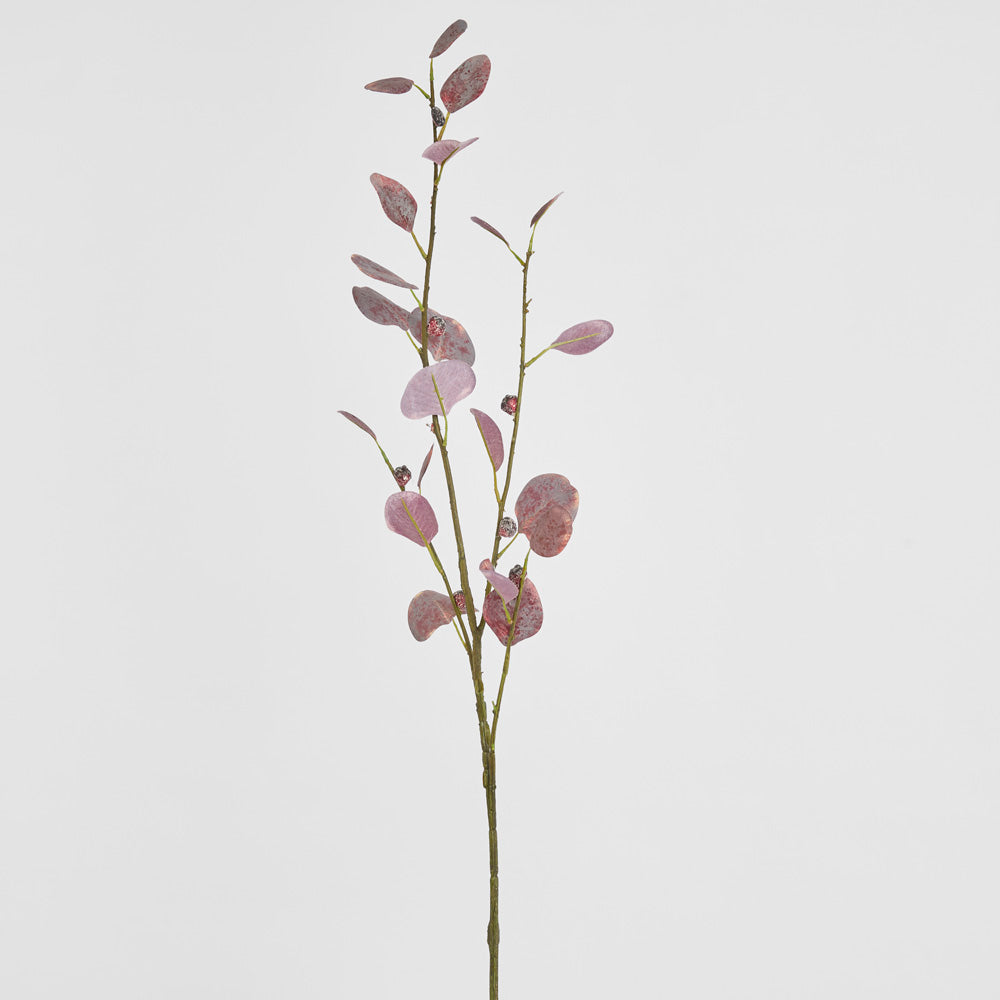 Eucalyptus leaf Spray Burgundy 90cm