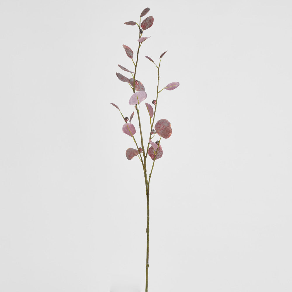 Eucalyptus leaf Spray Burgundy 90cm