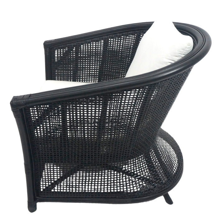 Cayman Armchair Rattan Cream Cushion