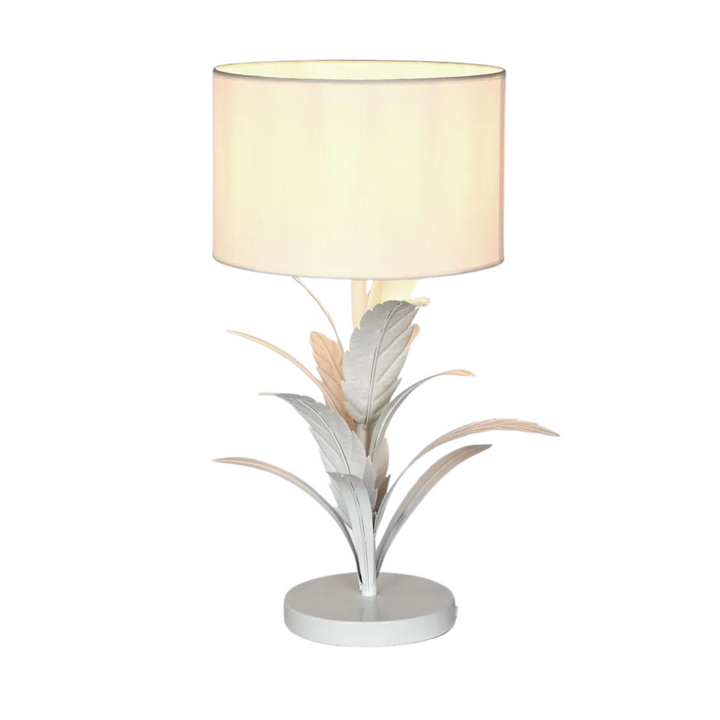 Palm Table Lamp White - Lamp Base Only