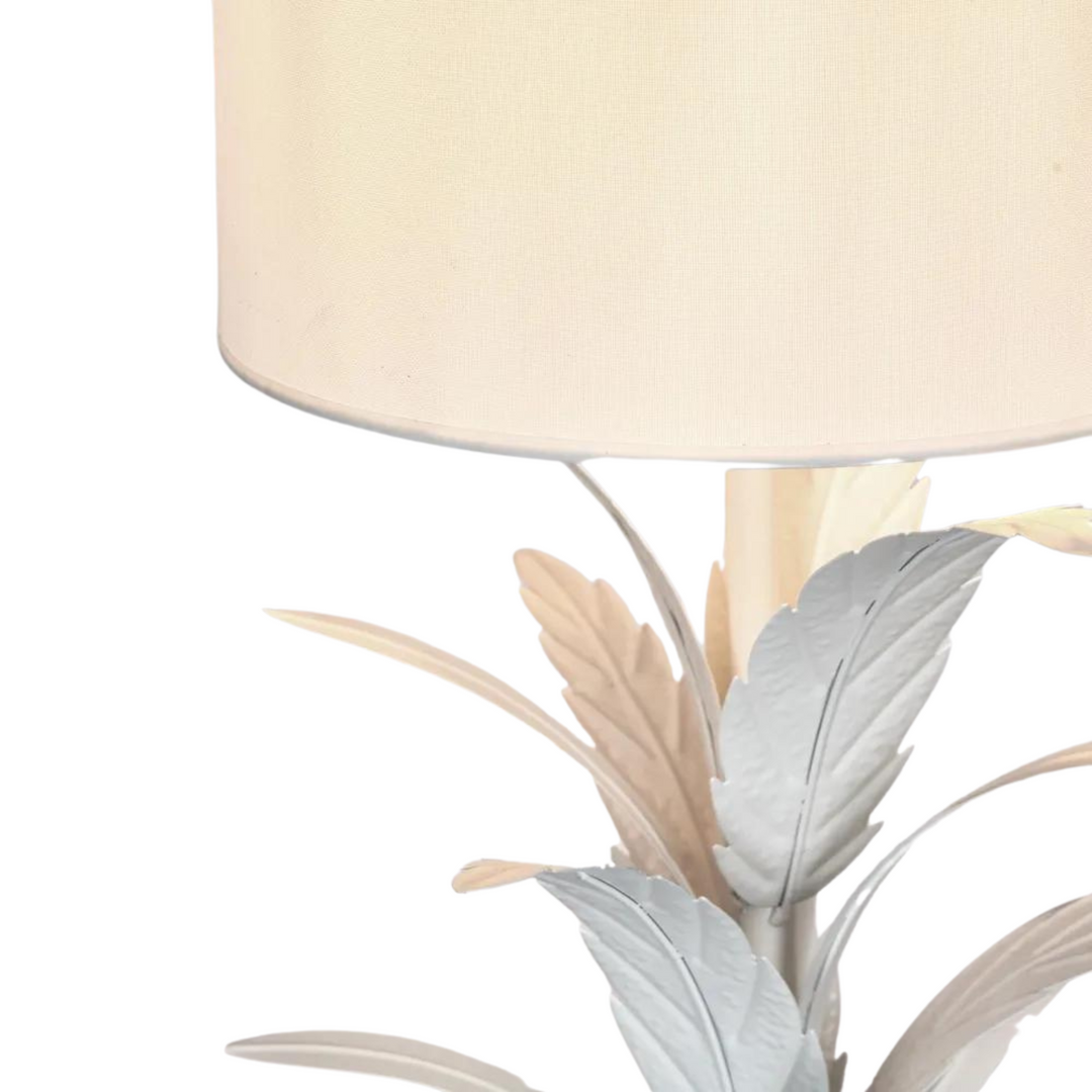 Palm Table Lamp White - Lamp Base Only