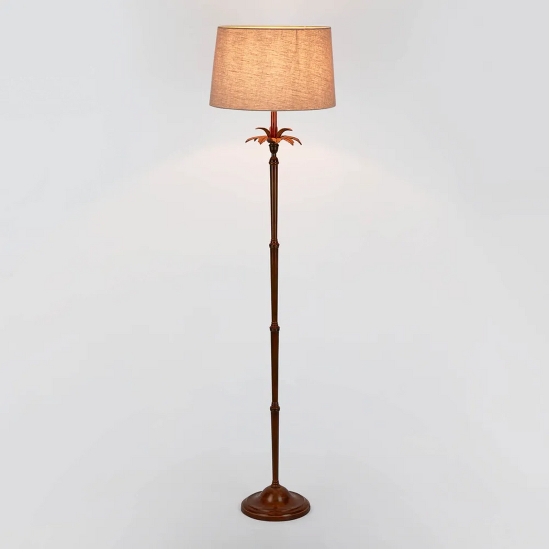 Casablanca Floor Lamp Base Brown