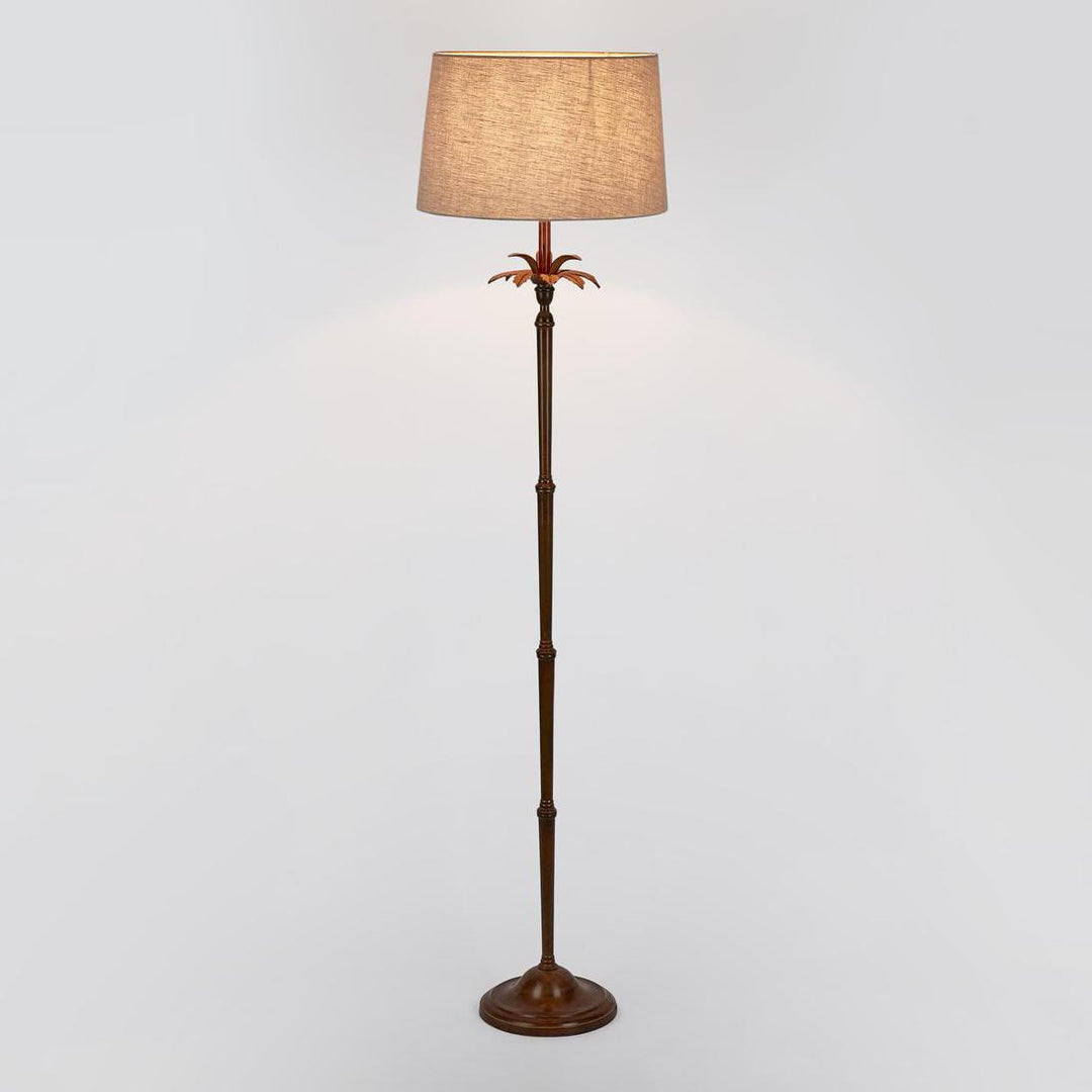Casablanca Floor Lamp Base Brown- Base Only
