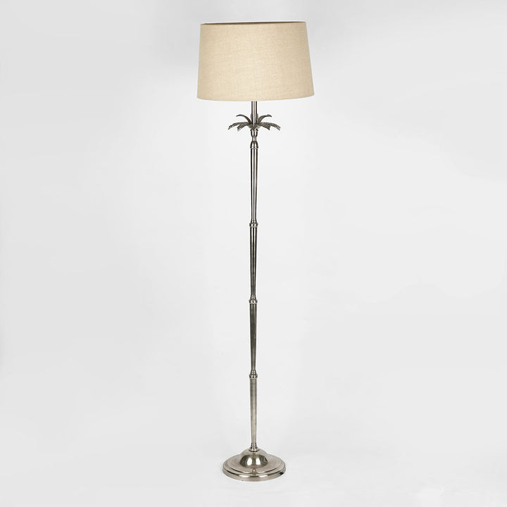 Casablanca Floor Lamp Base Antique Silver- Base Only