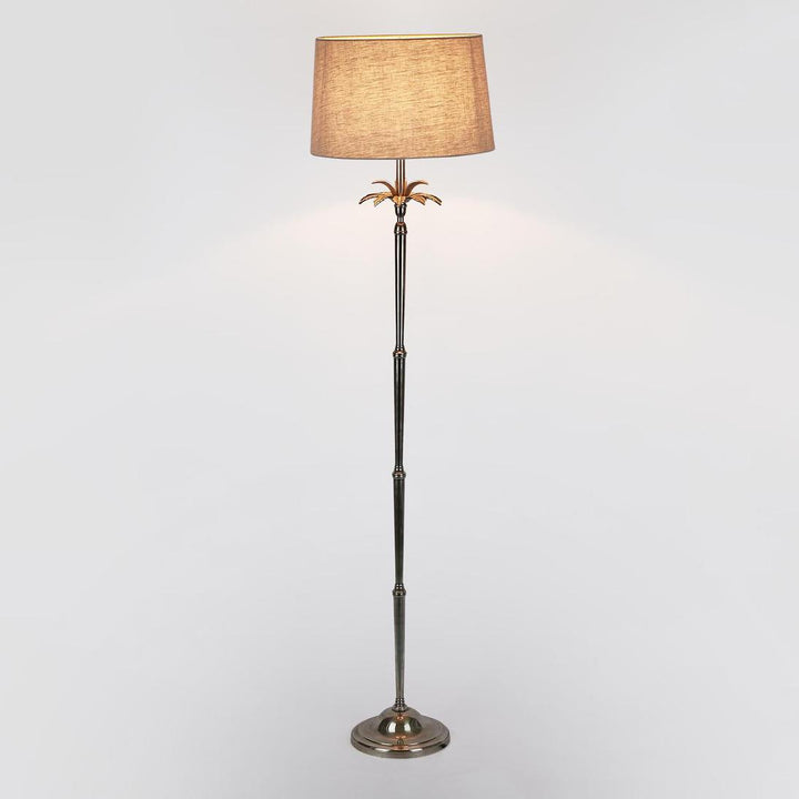 Casablanca Floor Lamp Base Antique Silver- Base Only