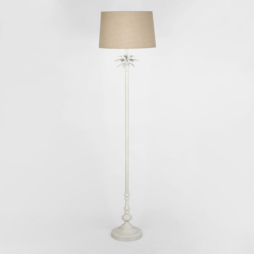 Casablanca Floor Lamp Base White- Base Only