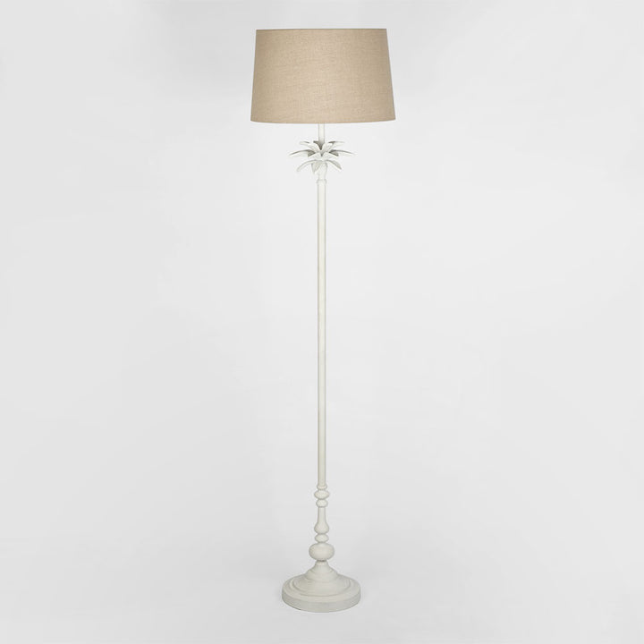 Casablanca Floor Lamp Base White- Base Only