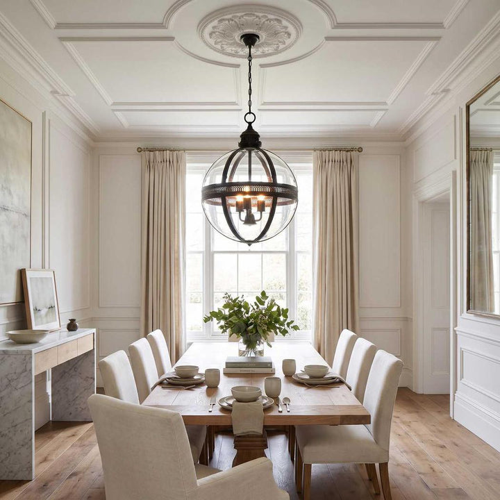 Saxon Ceiling Pendant Large Black