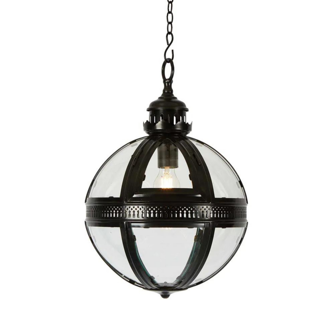 Saxon Ceiling Pendant Small Black