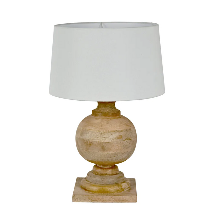 Coach Table Lamp Base Natural