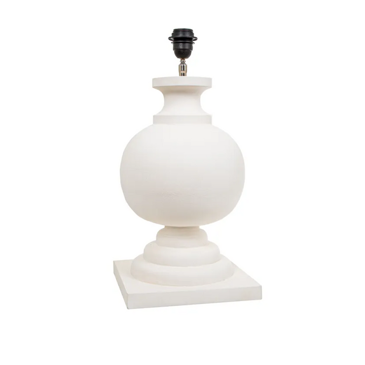 Coach Table Lamp Base White