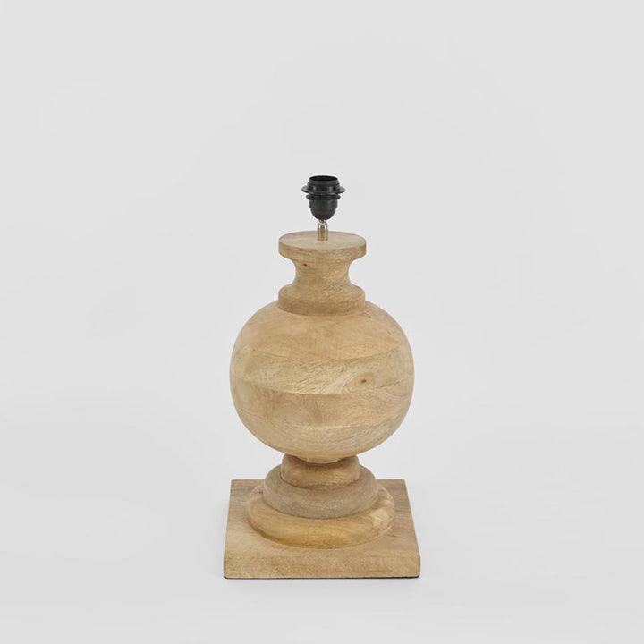 Coach Table Lamp Base Natural- Base Only