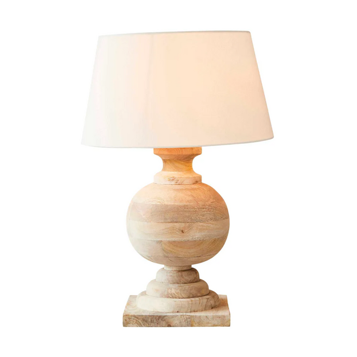 Coach Table Lamp Base Natural