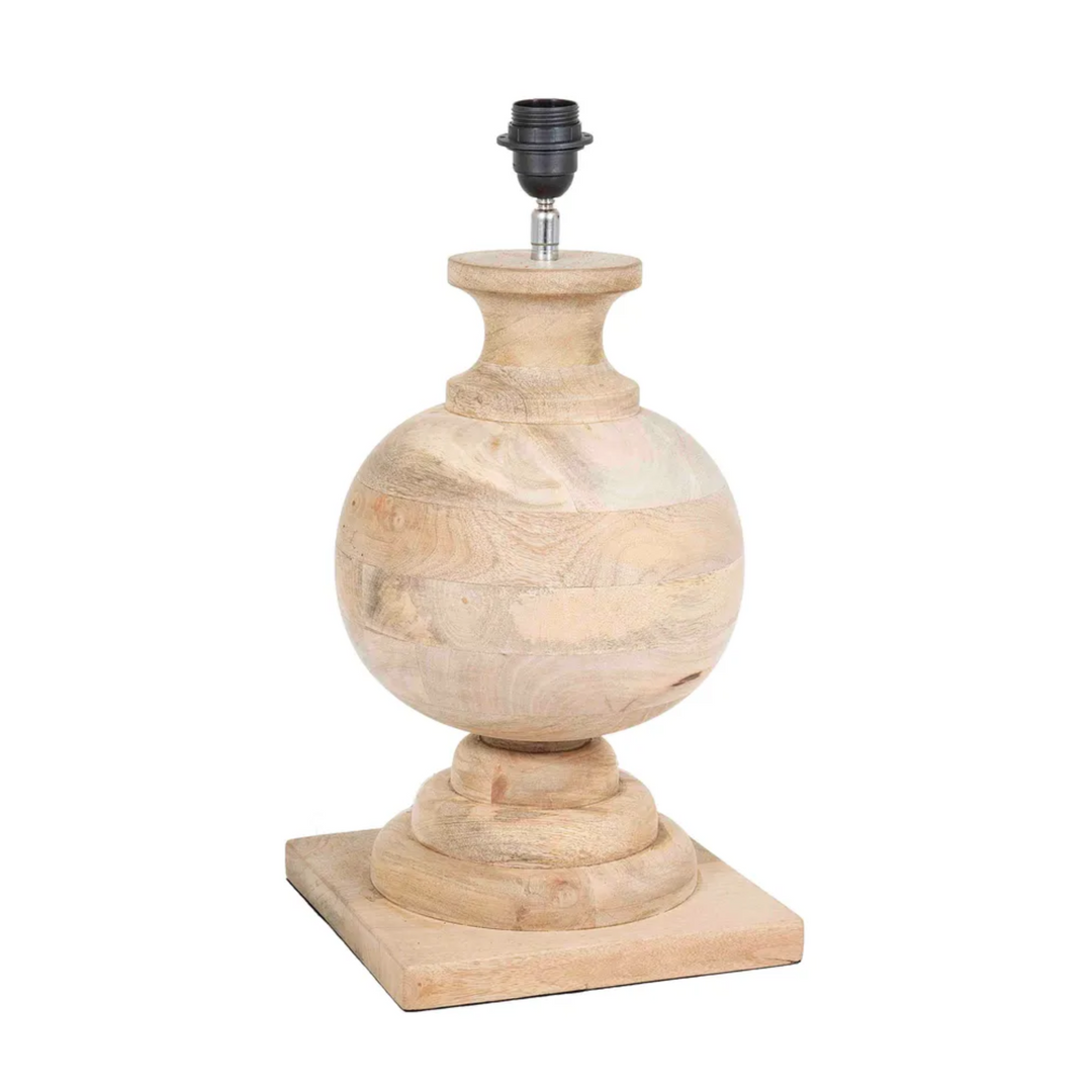 Coach Table Lamp Base Natural