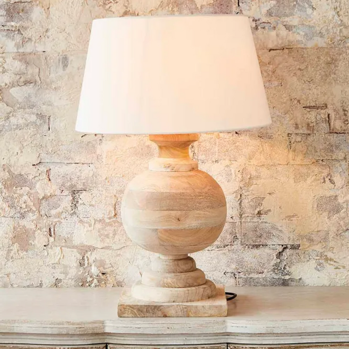 Coach Table Lamp Base Natural