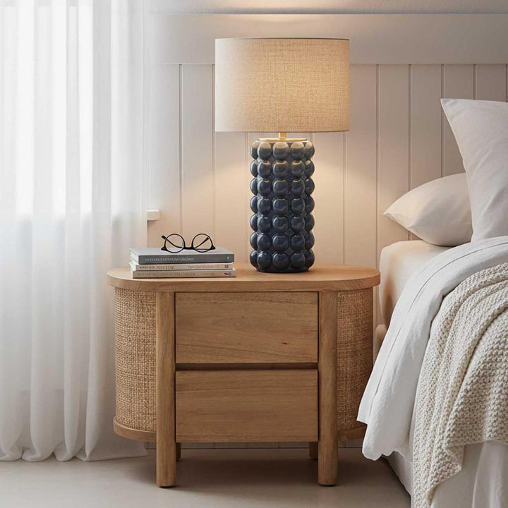 Condotti Blue Table Lamp & Shade