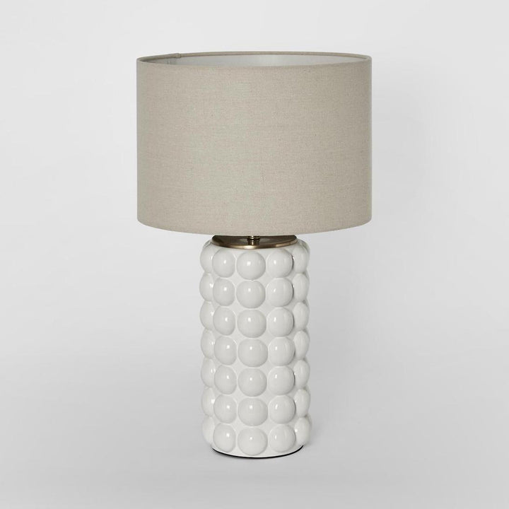 Condotti White Table Lamp & Shade