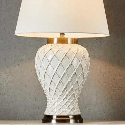 Berkley Ceramic Table Lamp Base Ivory