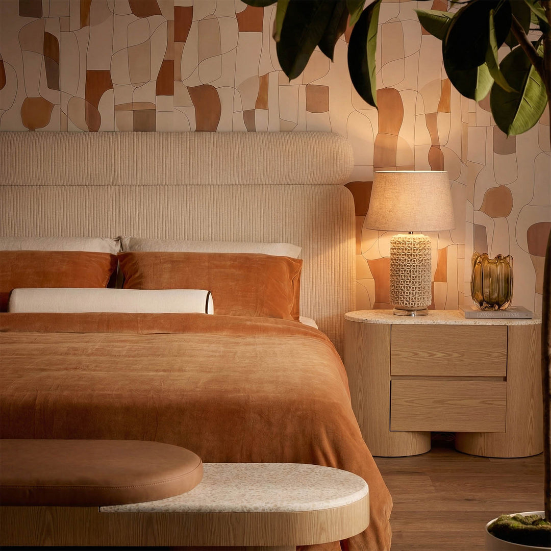 Newland Ceramic Table Lamp Base Cream - Base Only