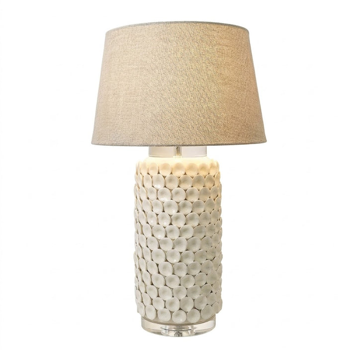 Kenilworth Ceramic Table Lamp Base Cream - Base Only