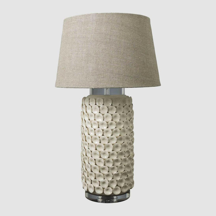 Kenilworth Ceramic Table Lamp Base Cream- Base Only
