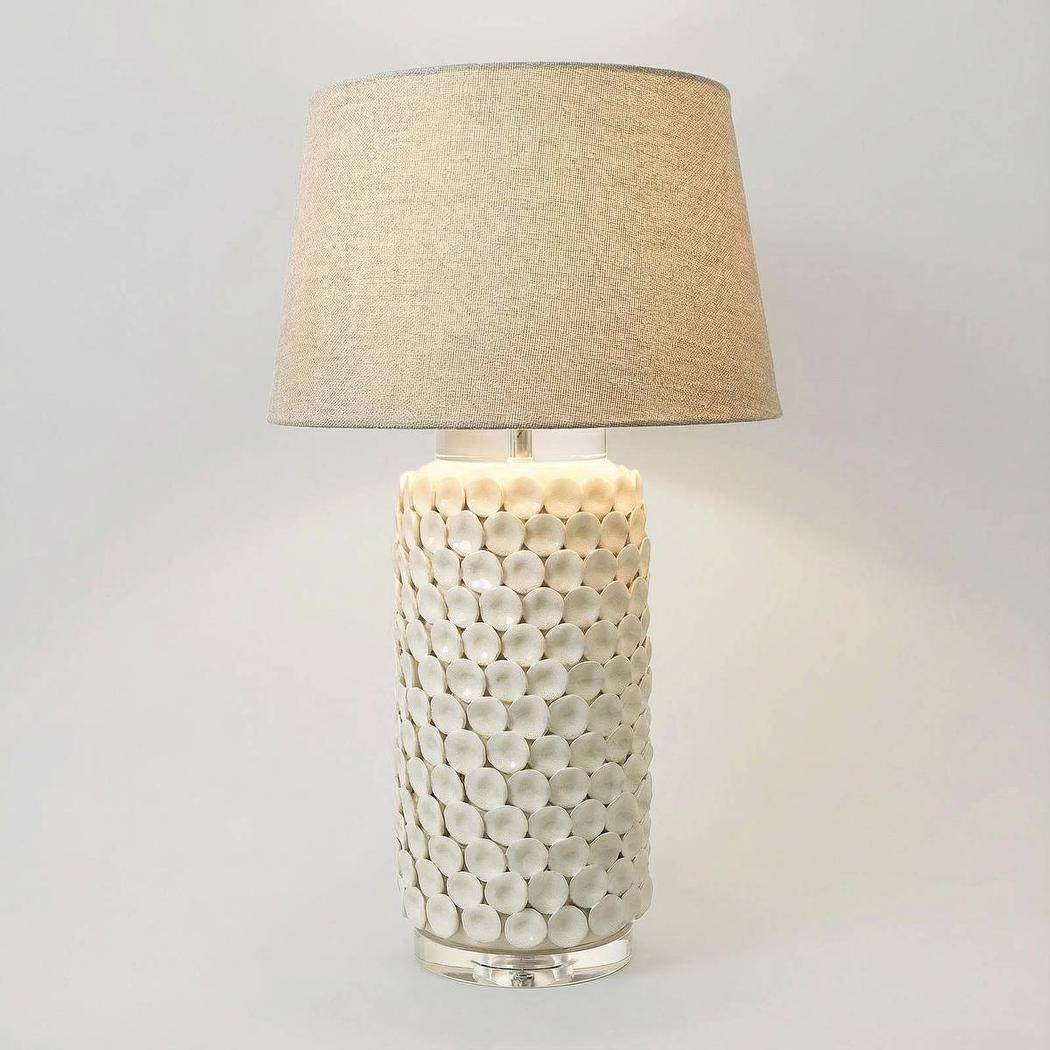 Kenilworth Ceramic Table Lamp Base Cream- Base Only