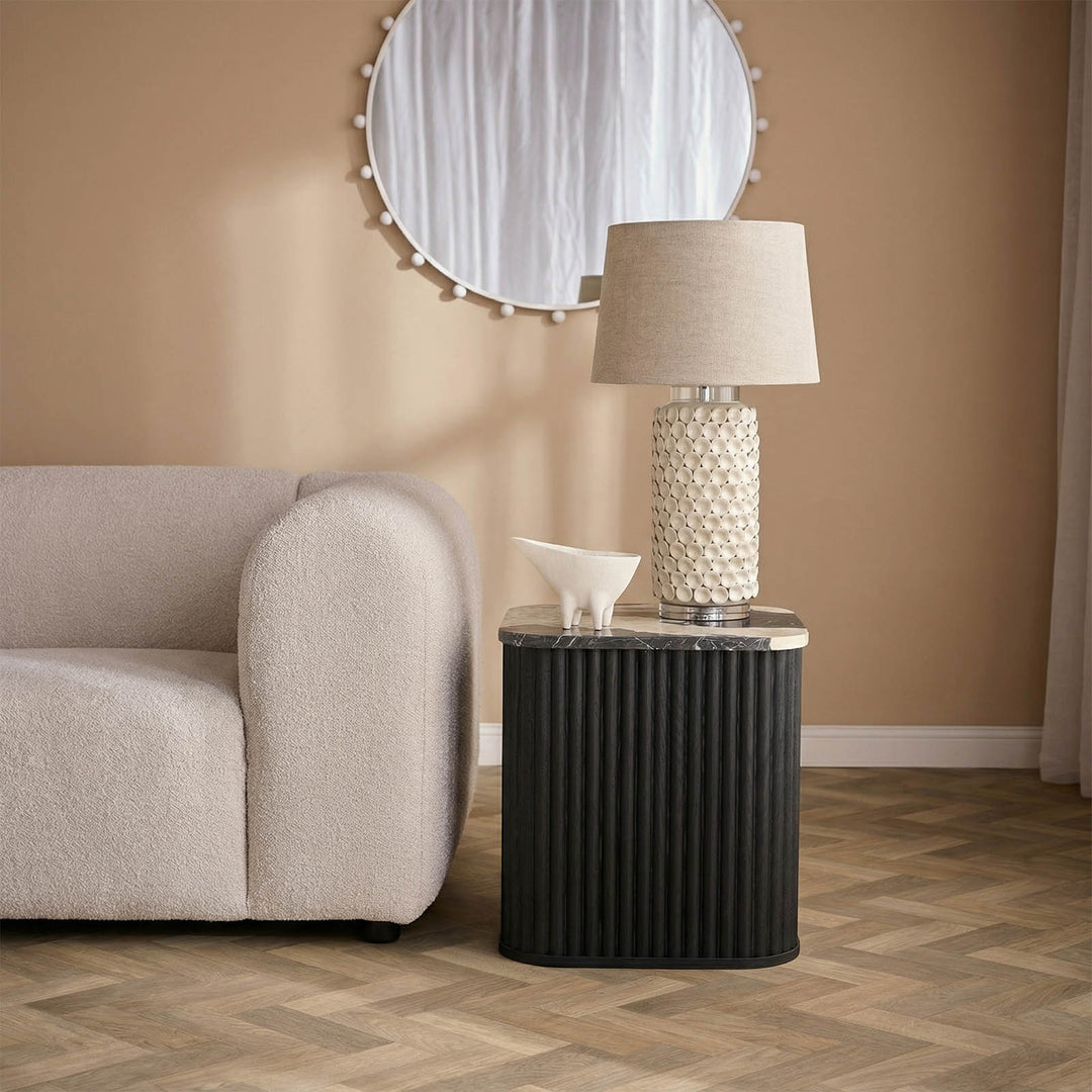 Kenilworth Ceramic Table Lamp Base Cream - Base Only