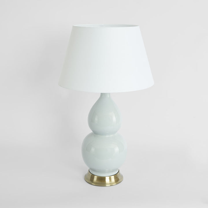 Terrigal Ceramic Pale Blue Table Lamp & Shade
