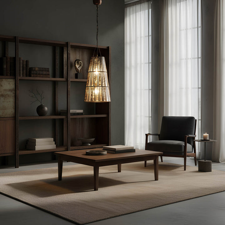 Cleveland Ceiling Pendant Large Brass