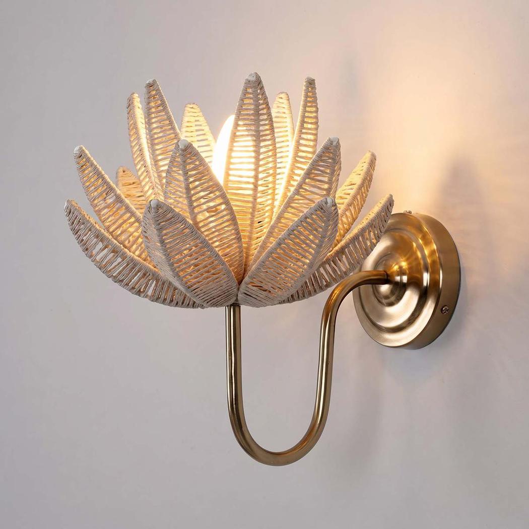 Cogee Jute Flower Wall Light