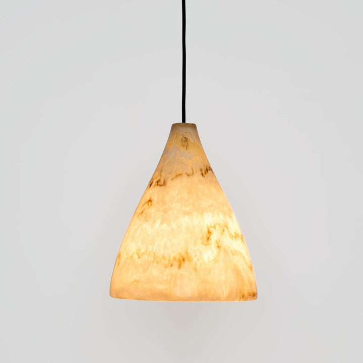 Cove Resin Pendant Light Beige