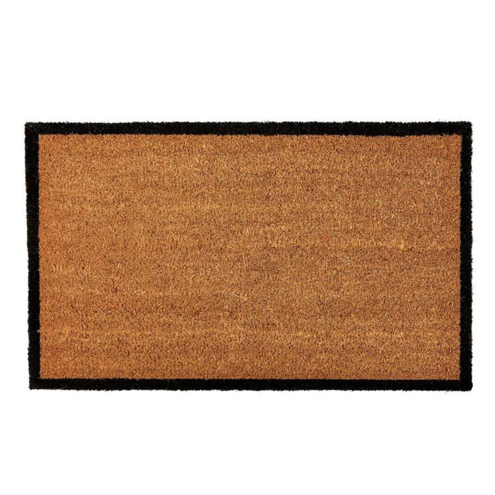 Hamptons Coir Doormat with Vinyl Backing Small